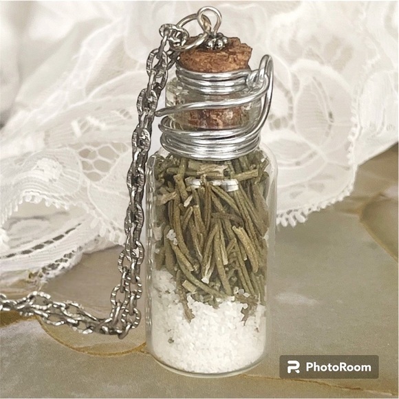 Rosemary Sand Bottle Pendant - Picture 3 of 6
